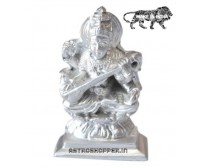 Parad Saraswati Statue (100gm.) in 80% Pure Mercury ( Activated & Siddh )