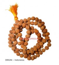 Siddh Rudraksha Mala (6 mm.) 108 Beads ( Indonesian ) Availability - 6mm to 14mm