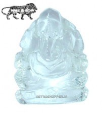 Sphatik Ganesh Statue ( 55 Gm.) 55 to 200 Gm ( Activated & Siddh )