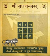 Budh Yantra (  3x3 Inch ) Activated & Pran Pratishthit